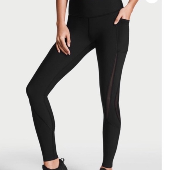 NWOT Victoria’s Secret Burgundy Leggings, Medium - Picture 6 of 7